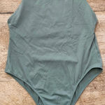 ZARA  Women’s Size‎ Medium Moss Green Sleeveless Bodysuit Photo 0