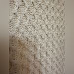 ZARA  Cream Cable Knit 3/4 Sleeve Sweater NWOT Photo 3