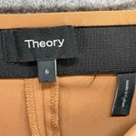 Theory  Thaniel Kenett Slim Fit Pants 6 Tan Brown Pull On Stretch Office Modern Photo 8