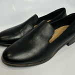 Clarks  black leather loafer flats round toe women’s size 8.5 business casual‎ Photo 0