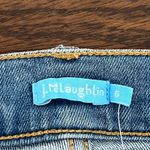 J. McLaughlin  Jaycie Jean 6 NWT $178 Cotton Stretch Straight Leg Blue Denim Ombre Photo 4