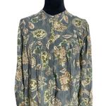 Bishop and Young  Size XS  Top Blouse Paisley Long Sleeve Button Down Boho Photo 1