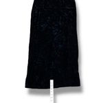 Handmade VTG Velour Maxi Skirt Black High Waisted Maxi Pencil Women's Formal Grunge 90s Photo 8