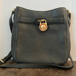 Michael Kors ‎ Black Pebbled Leather Crossbody Bag - Gold-Tone Hardware Photo 0