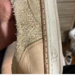 UGG  Adley Perf Stardust Leather Sneaker Comfort Slip-On Shoe Gold Women US7 Photo 5
