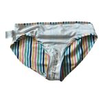 Old Navy Bikini Bottom Size XL(14-16) Vertical Stripe Multicolor Full Coverage Photo 3