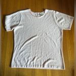 Studio Works Vintage Y2K  Baby Pink Short-Sleeve Sweater, Size 1X Photo 0