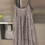 💕TRINITY💕 Mini Dress ~ Grey Paisley Floral Print Medium Gray Photo 0