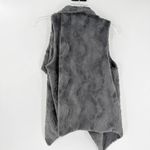 JACK  BB Dakota Grey Faux Fur Open Front Vest Photo 4