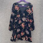 Whimsigoth Juniors Dress M Black Velvet Burnout Empire Floral Dark Romantic Boho Size undefined Photo 13