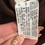 ZARA Chocolate Brown Ribbed Bodysuit Photo 4