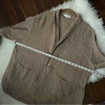 Michael Stars  Tan Crepe Blazer Plus Size 1X Photo 4