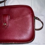 Vintage Gili Got It Love It Leather Cranberry Crossbody Purse Original Box Red Photo 3