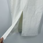 Lulus  Simply Beloved Puff Sleeve Bodycon Midi Dress White Size M Bridal Wedding Photo 9