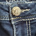 GRACE IN LA Jeans Bootcut Med Wash Bling Flap Pocket Embellished Distressed 28 Photo 8