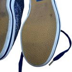 Kate Spade Keds for  Navy Blue Glitter Satin Lace-Up Sneakers WF52389 Size 6‎ Photo 9