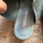 Antelope  Shoes Heels Slip On Pumps Women Size 8 Blue Tweed Western Fashion Photo 4