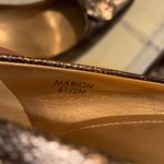 Tahari  Marion Womens 6.5M Metallic Bronze Pointed Toe Ankle Strap Heels Shoes Photo 6