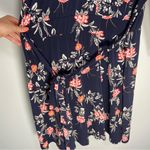 Lane Bryant  Navy Floral Faux Wrap Mini Dress Coquette Cottage Vacay Size 22/24 Photo 10