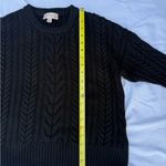 Philosophy  Black Cable Knit Sweater Photo 2