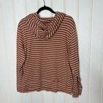 ALBION FIT Albion Hooded Pullover Terracotta Stripe Sz M 491 Photo 8
