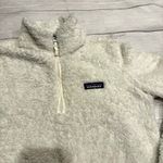 Patagonia Los Gatos 1/4 Zip Jacket Quarter Zip Fleece Pullover Size XS White Photo 1