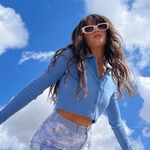 Princess Polly Downtown Top in Blue Photo 0