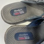 Skechers  Sandals Women 10 Blue Outdoor Lifestyle Reggae Toe Strap Gorp H… Photo 2