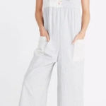 Madewell  x The New Denim Project NWT Patchwork and Stripes Jumpsuit Large Photo 0