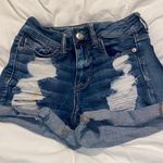 American Eagle Outfitters Ripped Jean Shorts Photo 0