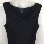 White House | Black Market  Black Sleeveless Button Up Back Top S Photo 6