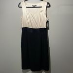 Donna Karan NWT DKNY Donna Karen cream/black tank dress in size 10. Photo 1