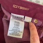 Michael Kors  Izzy Skinny Jeans Burgundy Women's Size 12 Cotton Stretch Preppy Photo 2