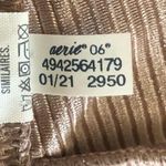 Aerie NWT Shiny Ribbed Textured Cheekier String Bikini Bottom Extra Extra Large Photo 8