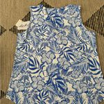 Lulu B Sleeveless Keyhole Top NWT UPF+50 Fabric NWT XS Blue Photo 2