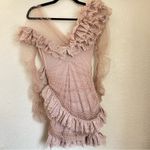 House Of CB  Sorrel Blush Lace Frill‎ Dress NWOT size S Photo 11