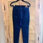 Levi's  High Rise Skinny Jeans Raw Hem Size 28 Dark Wash Stretch Size 6 Photo 3