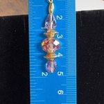 FREE W/PURCHASE Gold and Purple Faceted Crystal Earrings Photo 2