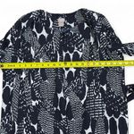 Chico's  Black and White‎ Ruched Wrap Dress Photo 4