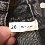 PacSun  Women’s Mom Jean Denim Faded Black Straight Leg Photo 9