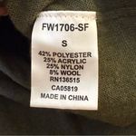 Stitches & Stripes Sweater Beckett Hoodie Olive Green Pullover Thumbholes Small Photo 8