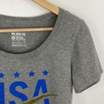 Nike  USA Athletic Cut Grey USA Short Sleeve Tee Women's Size Medium M Photo 1