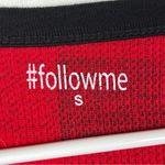 Buffalo Plaid Long Sleeve Shirt Size Small,‎ Black & Red, Three Button Red Photo 5