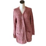 NWT Steve Madden X BB Dakota Long Cardigan Pockets Duster In Rust Red Size M Photo 1