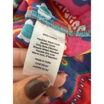 Talbots Fiesta Paisley Tassel Cotton Popover Top Blouse Size 1X Colorful Artsy Photo 7