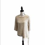 Alfred Dunner Petite Small Brown Blouse with Gems Photo 7