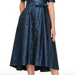 Alex Evenings NWOT Midnight Blue High Low Dress Photo 0
