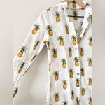 Tory Burch  Mira Cotton Beach Shirt in Pineapple Print - Size XS Photo 3