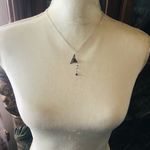 Handcrafted pyrope garnet sterling pendant on chain necklace Silver Photo 4