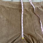 Aerie  Women’s Dark Tan Groove on Velour Ribbed Flare Pant Sz L Photo 8